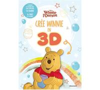 Disney Winnie l'Ourson - Crée Winnie en 3D - 2 planches de stickers épais pour construire ta figurine - 16 pages de coloriage - Collectif - Hemma - broché - Document jeunesse