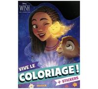 Disney Wish Asha Et La Bonne Étoile - Avec Des Stickers