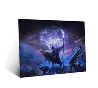 Displate Affiche Métallique Elden Ring - Nightreign - Nightfarer - Déco Maison Chambre - Cadeau - Decoration Murale Salon Metal Poster 32 cm x 45 cm