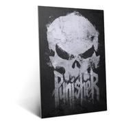 Displate Affiche métallique Marvel The Punisher: One Last Kill - Taille M | Affiche de décoration murale pour chambre à coucher. Fixation magnétique, montage sans outils.