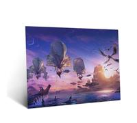 Displate Officiel Avatar Poster - Fire and Ash - Pandoran Dawn - Métallique Fixation Magnétique Licence Officielle Image Affiche de Haute Qualité 45 cm x 32 cm