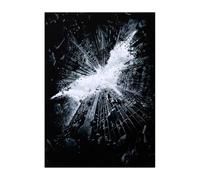 Displate Officiel DC Comics Poster Métallique Fixation Magnétique Licence Officielle Image Affiche de Haute Qualité The Dark Knight Rises - Batman sign hauteur 67,5 cm largeur 48 cm
