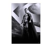 Displate Officiel DC Comics Poster Métallique Fixation Magnétique Licence Officielle Image Affiche de Haute Qualité Zack Snyder's Justice League - Superman - Größe M - hauteur 45 cm largeur 32 cm.