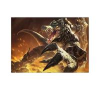 Displate Officiel League of Legends Métallique Fixation Magnétique Licence Officielle Image Affiche de Haute Qualité League of Legends Splash Art Renekton Horizontal hauteur 45 cm largeur 32 cm.