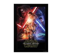 Displate Officiel Star Wars Poster Métallique Fixation Magnétique Licence Officielle Image Affiche de Haute Qualité Star Wars Episode VII: The Force Awakens hauteur 67,5 cm largeur 48 cm