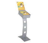 DISPLAY SALES - Porte-brochures Outdoor Plus DIN A4 | porte document mural a4 en métal résistant à l'eau avec boîte à prospectus et pochette à posters | porte brochure A4, porte flyer en métal