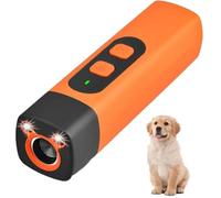 Dispositif anti-aboiement pour chiens, répulsif à ultrasons 2 en 1 avec lumière LED, dispositif anti-aboiement intérieur et extérieur pour chiens de petite, moyenne et grande taille