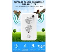 Dispositif anti-chauves-souris réglable, piège électrique pour animaux, système de défense contre les oiseaux à ultrasons rechargeab