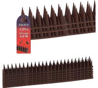 Dispositif anti-oiseaux, pics, 4,8 m, billes métalliques, protection contre les animaux, protection du jardin