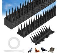 Dispositif anti-pigeons noir - Efficace - Lot de 12