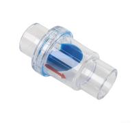 Dispositif anti-retour de condensat CVC pour installation verticale (B) | Construction en plastique, corps transparent pour l'inspection, circulation d'air unidirectionnelle, empêche l'entrée des