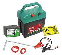 Dispositif complet pour clôture électrique - Eider B220+ - 9 V, 12 V, 230 V - Avec tous les accessoires pour le raccordement à votre clôture