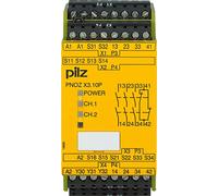 Dispositif d'arrêt d'urgence 24ACDC 3n/o 1n/c 1so PNOZ X3.10P #777314