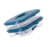 Dispositif de contrôle des pièges à cafards, boîtier en Plastique de 10 capacités, Solution inodore pour Les Bureaux et la Cuisine, Dispositif de des cafards