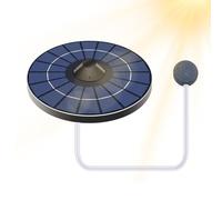 Dispositif De Diffusion De Gaz Liquide Alimenté par Le - Panneau 3W Tube en Silicone - Unité D'Infusionn À Bulles Module D'échange De Gaz | Support De Caractéristique De Liquide De Patio D'am