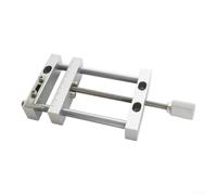 Dispositif de fixation miniature pour travaux de gravure, étau plat en alliage d'aluminium avec tige de guidage et mâchoire en V