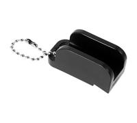 Dispositif de Nouage D'hameçons Magnétique Portable en Plastique Noir | Outil Multifonction pour Filer L’hameçon, Force Magnétique, Usage Pêche Extérieure, Accessoire Compact