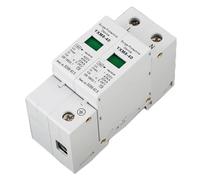 Dispositif de parafoudre 2P 40KA, Dispositif de Protection Contre Les surtensions 220V Dispositif de parafoudre Basse Tension pour Protection Contre la Foudre AC 420V 40KA parafoudre din