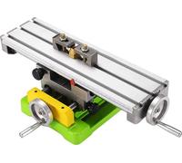Dispositif de perçage multifonctionnel, Construction métallique de haute qualité, 18 x 15 x 11,5 cm, Convient pour différentes mini-fraiseuses, Capacités de fraisage et de perçage précises, Mécanisme 