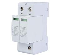 Dispositif de protection contre les surtensions, 2P DC 1000V protecteur contre la foudre photovoltaïque parafoudre basse tension PC coque ignifuge(2P40KA)