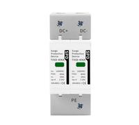 Dispositif de Protection Contre Les surtensions, 600V 800V 1000V 2P 20KA 40KA 60KA, Protecteur de Tension, parafoudre photovoltaïque Solaire PV
