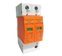 Dispositif de Protection Contre Les surtensions, DC 500V 800V 1000V 2P DC1000V 20KA ~ 40KA, parafoudre Basse Tension for Maison, Rail din, Protecteur à 2 pôles