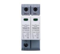 Dispositif de protection contre les surtensions DC SPD 2P 600 V 800 V 1000 V 20 KA ~ 40 KA, 1 pièce(DC 500V)