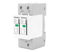 Dispositif de protection contre les surtensions DC SPD, 600V 800V 1000V 2P 20KA 40KA 60KA, protecteur de tension, parafoudre photovoltaïque solaire PV(60KA,DC1000V)