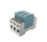 Dispositif de protection contre les surtensions de la maison, parasurtenseur for toute la maison, parafoudre SPD for la maison 2P 4P AC 220V 230V 275V 35mm Rail Din 40kA(3P)