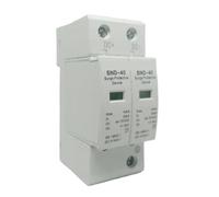 Dispositif de protection contre les surtensions, parafoudre 2P CC SPD 20KA-40KA 12V 24V 48V 60V 70V 110V 220V, dispositif for alimentation (110V-220V)(48 70V)