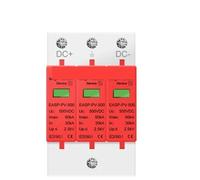 Dispositif de Protection Contre Les surtensions, parafoudre Basse Tension for Maison, 1/2/3/4 pôles, Protection Contre Les surtensions, DC 500V 800V 1000V 40KA 60KA