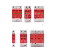 Dispositif de protection contre les surtensions, parafoudre SPD, basse tension, maison, 1/2/3/4 pôles, CC 500 V, 800, 1000, 40 kA, 60(Dc500v 20-40ka,3P)