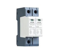 Dispositif de protection contre les surtensions photovoltaïques GSP9 DC SPD 2P 600V 1000V 20KA~40KA, protection contre la foudre, montage sur rail DIN T1+T2