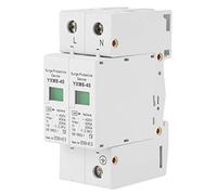 Dispositif de Protection Contre Les Surtensions, Protecteur de Surtension de Maison Photovoltaïque 220V 2P 40KA Protection Contre la Foudre Relais de Protection de Tension