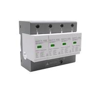 Dispositif de Protection contre les surtensions SPD AC 3P + N 40~80KA 60KA ~ 100KA 385V 420V, parafoudre de Protection contre la foudre domestique, protecteur basse tension(4P 385V AC,60-100KA)