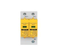 Dispositif de Protection Contre Les surtensions, SPD, DC 500V 800V 1000V 2PDC1000V, 20KA ~ 40KA, parafoudre Basse Tension, Rail Domestique, Protecteur 2 pôles