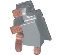 LEGRAND Accessoire de raccordement 63A, XL³, gris, 1P+N, 400V | 63A, 1 phase, 2 pôles, 1 module, 400V, section16mm², goupille isolée, pour peigne vertical et interrupteur différentiel