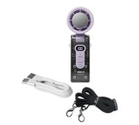 Dispositif de refroidissement à plusieurs vitesses, batterie Rechargeable par USB, fonctionnement en 12 heures, cadre pliable pour un usage quotidien, ventilateur portatif alimenté par USB