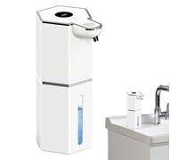 Dispositif de savon intelligent - Gadget activé de mouvement, pompe à batterie | Solution de la station de recharge premium, kit d'accessoires de nettoyage innovante, équipement compact pour la zone d