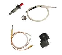 Dispositif de sécurité pour chauffage extérieur : interrupteur à impulsion | Interrupteur à bascule thermocouple pour protection contre les flammes, construction en métal durable pour un éclairage