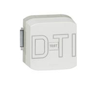 Dispositif de terminaison intérieure (dti) rj45 pour coffret de communication - blanc - 051221 -