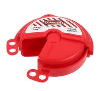 Dispositif de Verrouillage de Vanne Rouge ABS pour Valve et Robinet | Sécurité Anti-manipulation, Usage Simple, pour Plomberie Industrielle et Extérieure, Protège les Accès