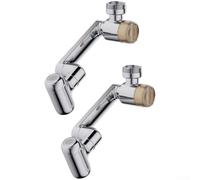 Dispositif d'extension de robinet en laiton avec capacité de pivotement d'angle et 4 modes sélectionnables, y compris douche et pulvérisateur (B)