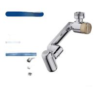 Dispositif d'extension de robinet en laiton avec capacité de pivotement d'angle et 4 modes sélectionnables, y compris douche et pulvérisateur (A)