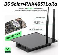 Dispositif méshtastique solaire D5 avec Module sans fil RAK WisBlock RAK4631 LPWAN répéteur de nœud solaire IP66 pour LoRa méshtastique US-RAK No Battery