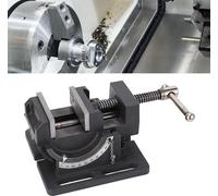 Dispositif pour perceuse, étau pour perceuse, fonte, base rectifiée, en forme de croix, inclinable