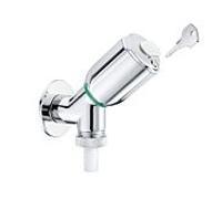 dispositif Schell vanne à siège incliné SECUR 035720699 RV, verrouillable, 2000 /2", chromé