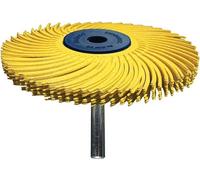 Disque à brosses radiales Sunburst D.76mm K.80 Jaune 10000min-¹ TYROLIT