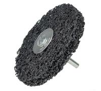 Disque à Décapage Peinture Rouille 100mm Queue 6mm(6X100mm) | Émeri casté, plus tranchant, pour usure réduite, diamètre 75mm, pour idéal pour métaux doux et plastique