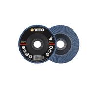 Disque à lamelle Diamètre 115 mm Alésage 22,5 mm G120 zirconium VITO